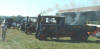 A line up of steam lorries
