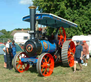 Traction engine at the Steam Fayre