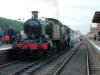 4160 and 5051 wait to leave Bishops Lydeard 