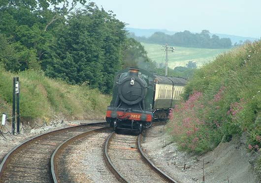 3850 running in to Blue Anchor
