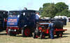 Full size and miniature steam wagons 