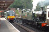 DMU arriving at BL as 5553 waits to go 