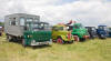 Line up of lorries 