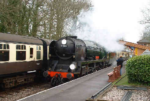 34022 at Crowcombe