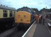 37308 waits to leave for Alton with the Green Train