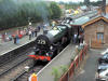 6024 awaits departure from Bishops Lydeard with the Green Train