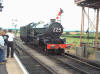 6024 heads for the loco at Bishops Lydeard