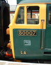 50007 numberplate and data panel