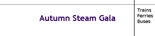 Autumn Steam Gala