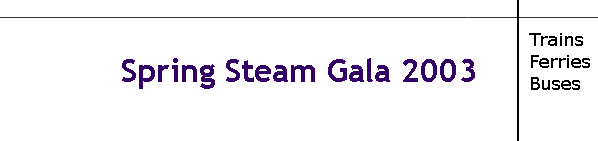 Spring Steam Gala 2003