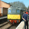 D7523 piloting 9466 in to Bishops Lydeard