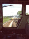 Cab view from 31271 at Bishops Lydeard