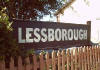 Lessborough station name board