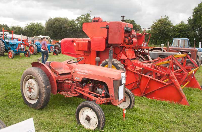 BMC tractor and Massey Ferguson combine harvester 
