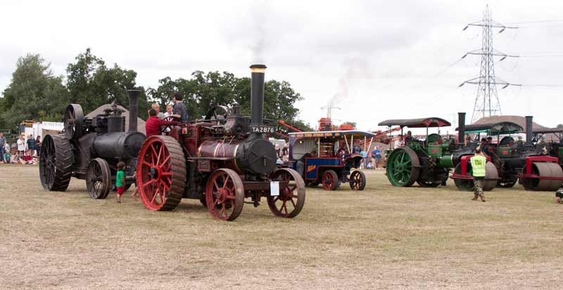Steam in the ring at the WSRA rally 