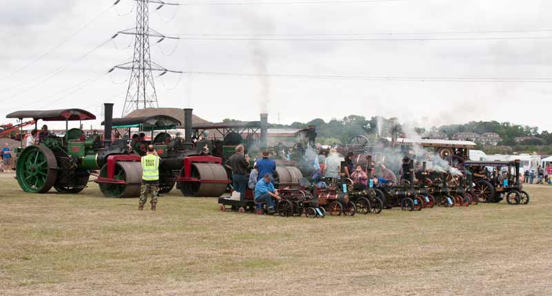 Steam in the ring at the WSRA rally 