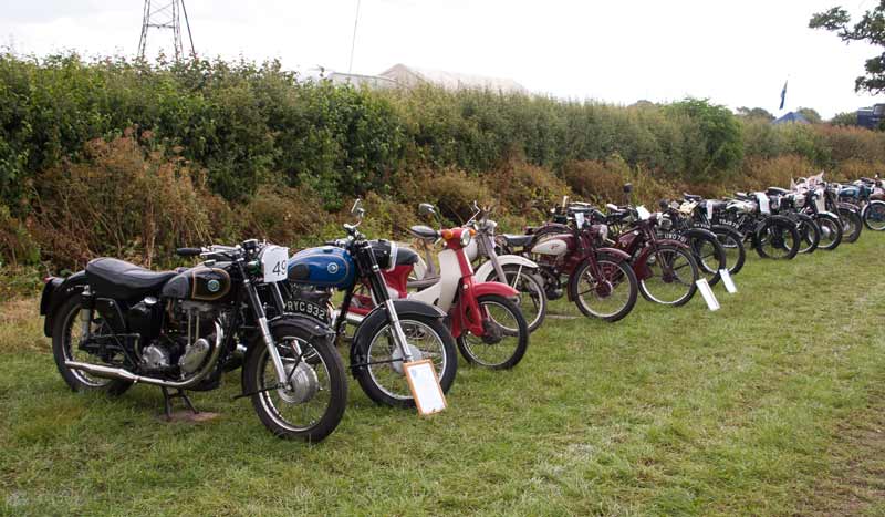 Mostly British motorbikes 