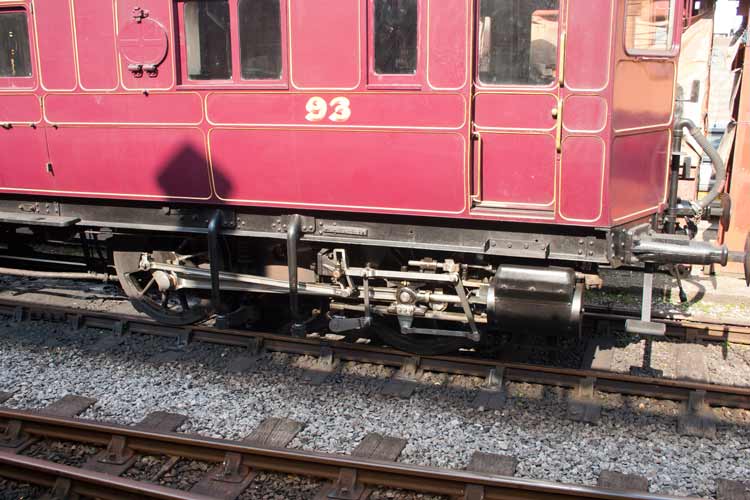 Engine bogie of railmotor 93 