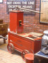 GWR fire pump in the Gauge Museum at Bishops Lydeard 