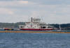Red Funnel line car ferry