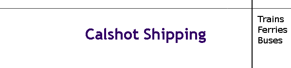 Calshot Shipping
