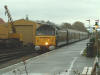 The royal train arrives at Minehead