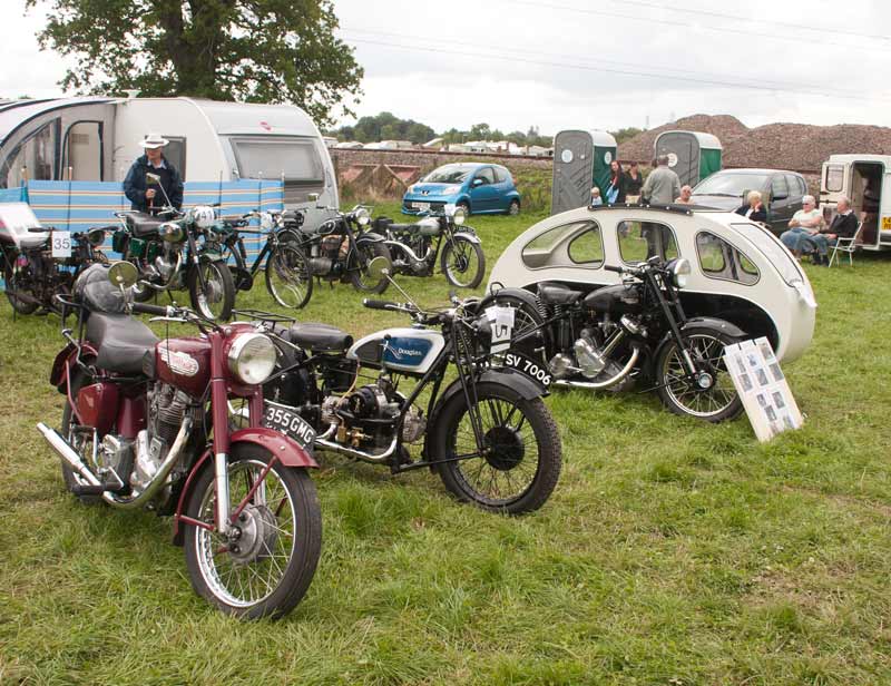 Royal Enfield, Douglas and Triumph motorbikes 