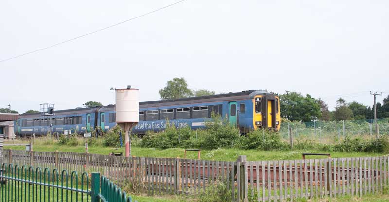 Class 156 unit on passing the BVR 