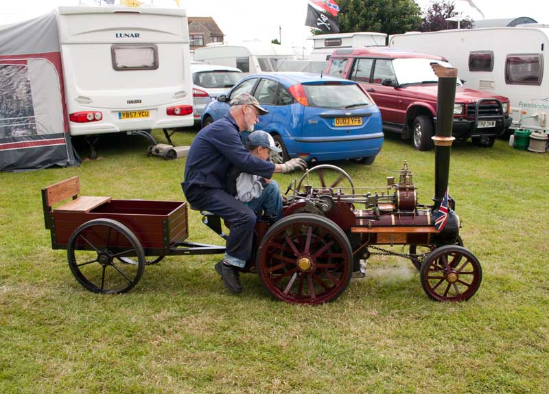 Scale model traction engine 
